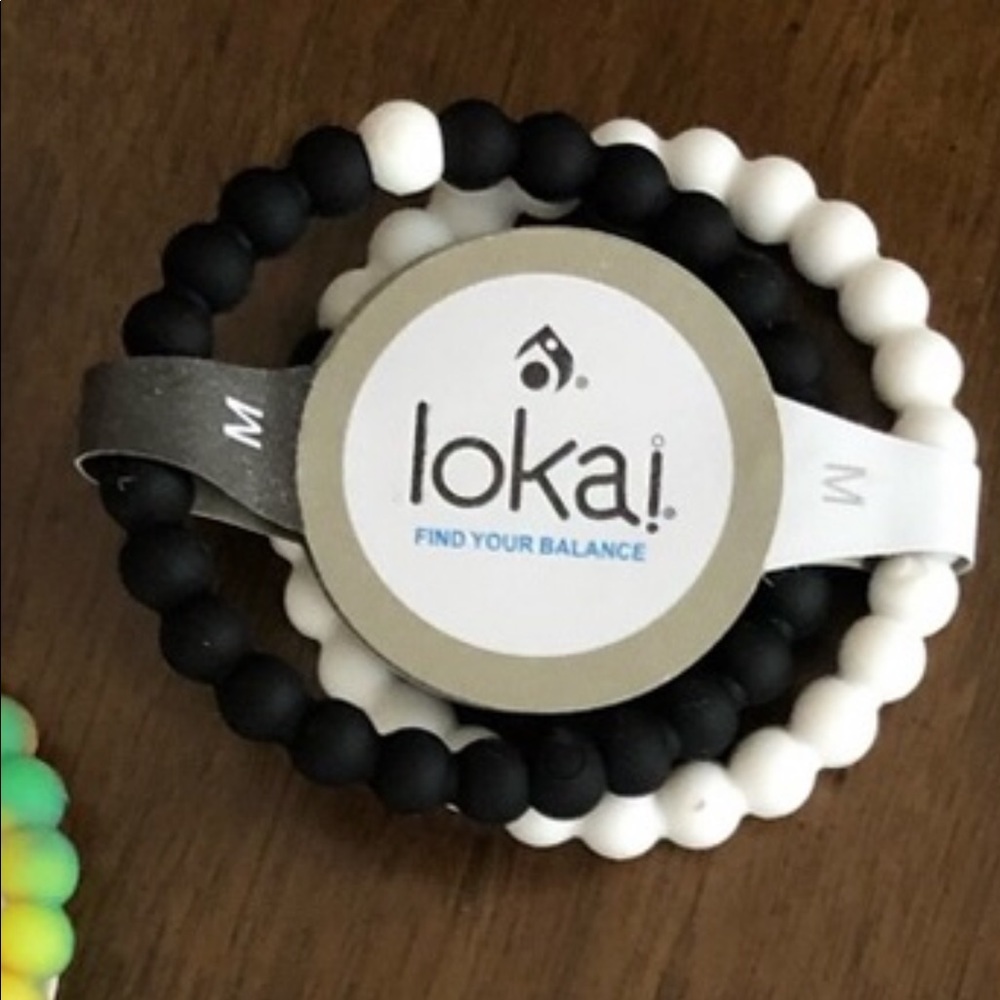 black and white lokai pair